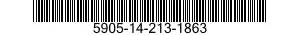 5905-14-213-1863 RESISTOR,FIXED,FILM 5905142131863 142131863