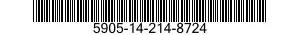 5905-14-214-8724 RESISTOR,FIXED,WIRE WOUND,INDUCTIVE 5905142148724 142148724