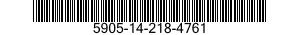5905-14-218-4761 RESISTOR,VARIABLE,WIRE WOUND,NONPRECISION 5905142184761 142184761