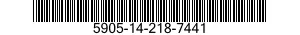 5905-14-218-7441  5905142187441 142187441