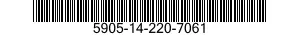 5905-14-220-7061  5905142207061 142207061