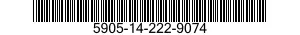 5905-14-222-9074 RESISTOR,FIXED,WIRE WOUND,INDUCTIVE 5905142229074 142229074