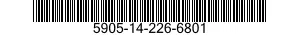 5905-14-226-6801  5905142266801 142266801