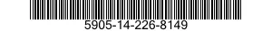 5905-14-226-8149 RESISTOR,VARIABLE,WIRE WOUND,NONPRECISION 5905142268149 142268149
