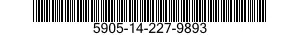 5905-14-227-9893  5905142279893 142279893