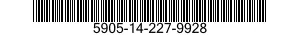 5905-14-227-9928  5905142279928 142279928