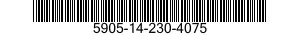 5905-14-230-4075  5905142304075 142304075