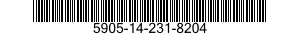 5905-14-231-8204  5905142318204 142318204