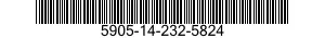 5905-14-232-5824  5905142325824 142325824