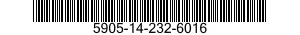 5905-14-232-6016  5905142326016 142326016