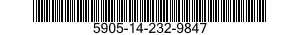 5905-14-232-9847 RESISTOR,VARIABLE,WIRE WOUND,NONPRECISION 5905142329847 142329847