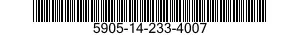 5905-14-233-4007  5905142334007 142334007