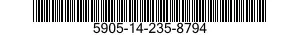 5905-14-235-8794 RESISTOR,FIXED,FILM 5905142358794 142358794