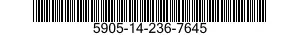 5905-14-236-7645  5905142367645 142367645