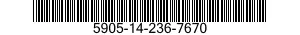 5905-14-236-7670  5905142367670 142367670