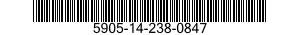 5905-14-238-0847 RESISTOR,VARIABLE,NONWIRE WOUND,NONPRECISION 5905142380847 142380847