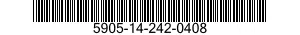5905-14-242-0408  5905142420408 142420408