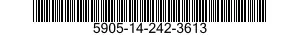 5905-14-242-3613  5905142423613 142423613