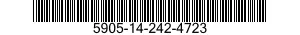 5905-14-242-4723 RESISTOR,FIXED,FILM 5905142424723 142424723