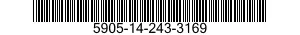 5905-14-243-3169  5905142433169 142433169
