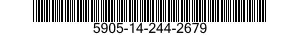 5905-14-244-2679 RESISTOR,FIXED,FILM 5905142442679 142442679