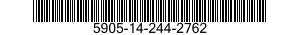 5905-14-244-2762 RESISTOR,FIXED,FILM 5905142442762 142442762