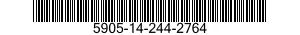5905-14-244-2764 RESISTOR,FIXED,FILM 5905142442764 142442764