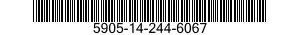 5905-14-244-6067  5905142446067 142446067