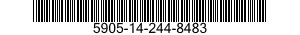 5905-14-244-8483 RESISTOR,FIXED,FILM 5905142448483 142448483