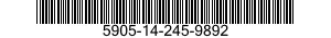 5905-14-245-9892  5905142459892 142459892