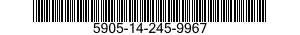 5905-14-245-9967 RESISTOR,VARIABLE,WIRE WOUND,NONPRECISION 5905142459967 142459967