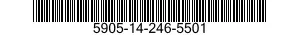 5905-14-246-5501 RESISTOR,FIXED,WIRE WOUND,INDUCTIVE 5905142465501 142465501