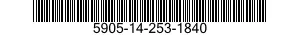 5905-14-253-1840  5905142531840 142531840