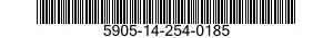 5905-14-254-0185 RESISTOR,VARIABLE,WIRE WOUND,NONPRECISION 5905142540185 142540185