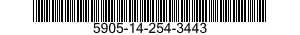 5905-14-254-3443  5905142543443 142543443