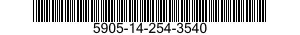 5905-14-254-3540  5905142543540 142543540