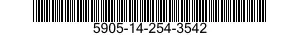 5905-14-254-3542  5905142543542 142543542