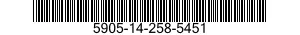 5905-14-258-5451  5905142585451 142585451