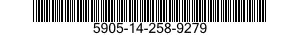 5905-14-258-9279 RESISTOR,VARIABLE,NONWIRE WOUND,NONPRECISION 5905142589279 142589279