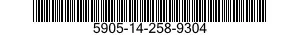 5905-14-258-9304  5905142589304 142589304