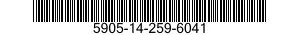 5905-14-259-6041  5905142596041 142596041