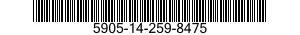 5905-14-259-8475  5905142598475 142598475