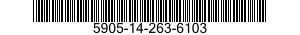 5905-14-263-6103  5905142636103 142636103