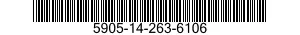 5905-14-263-6106  5905142636106 142636106