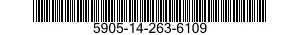 5905-14-263-6109  5905142636109 142636109
