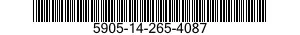 5905-14-265-4087 RESISTOR,VARIABLE,WIRE WOUND,NONPRECISION 5905142654087 142654087