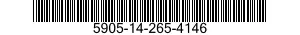 5905-14-265-4146 RESISTOR,VARIABLE,NONWIRE WOUND,NONPRECISION 5905142654146 142654146