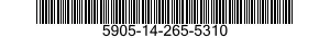 5905-14-265-5310  5905142655310 142655310