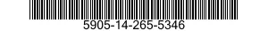 5905-14-265-5346  5905142655346 142655346