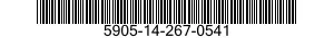 5905-14-267-0541 RESISTOR,VARIABLE,WIRE WOUND,NONPRECISION 5905142670541 142670541